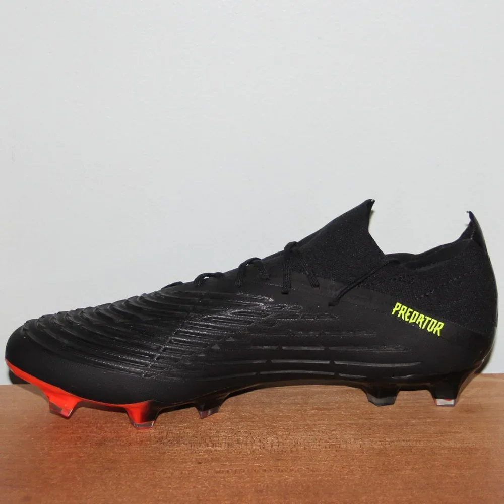 Adidas Predator Edge.1 Low FG Soccer Cleats Men 7 Black Red Yellow